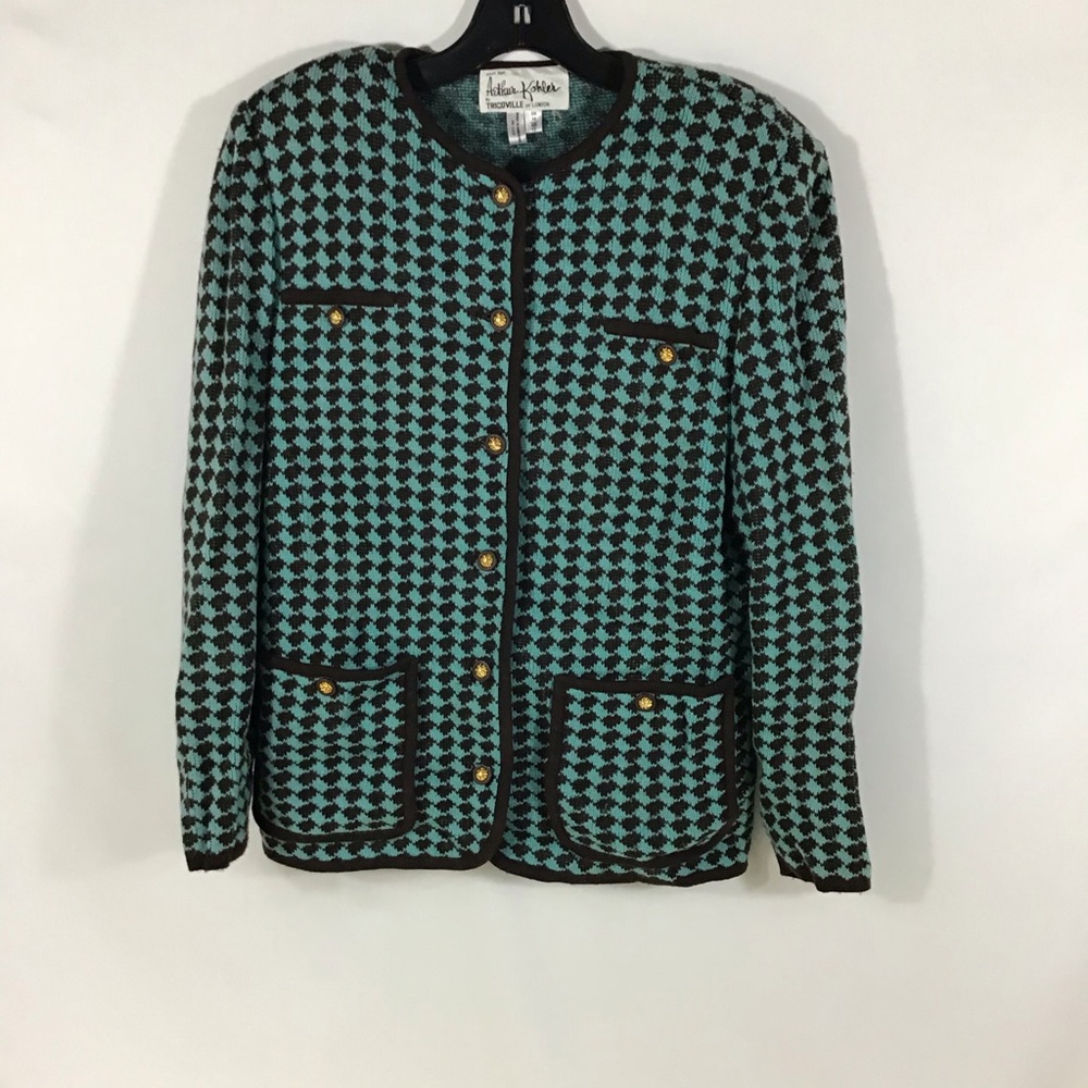 Vintage Arthur Koehler by tricoville women’s cardigan sweater